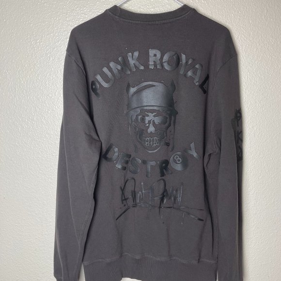 Punk Royal | Destroy Graphic Print Logo Sweatshirt - Picture 2 of 8